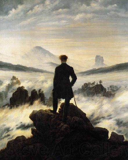 Caspar David Friedrich The Wanderer above the Mists